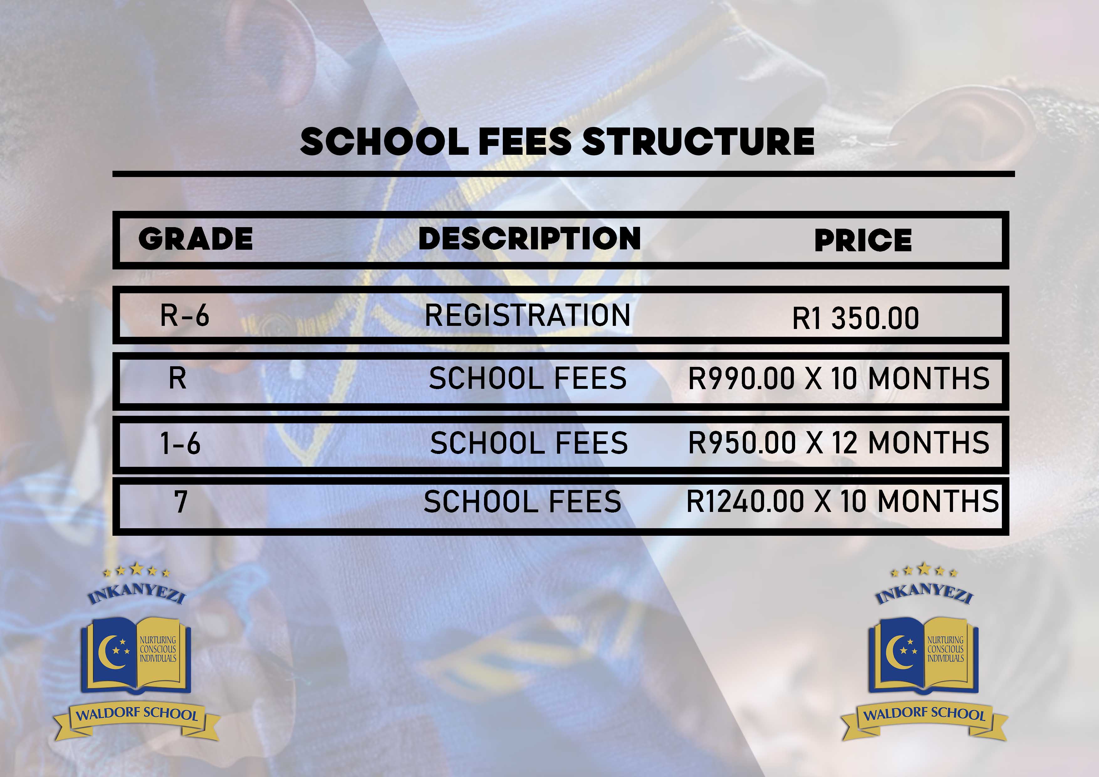 FEE STRUCTURE